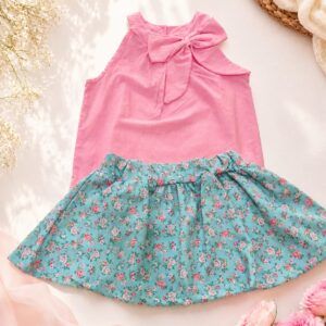 Conjunto Infantil " Rosas de Primavera "