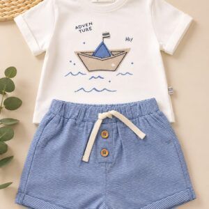 Conjunto infantil marino " Adventure"