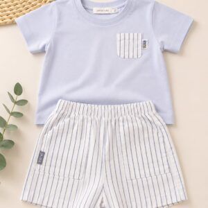 Conjunto bebé niño Brisa Celeste