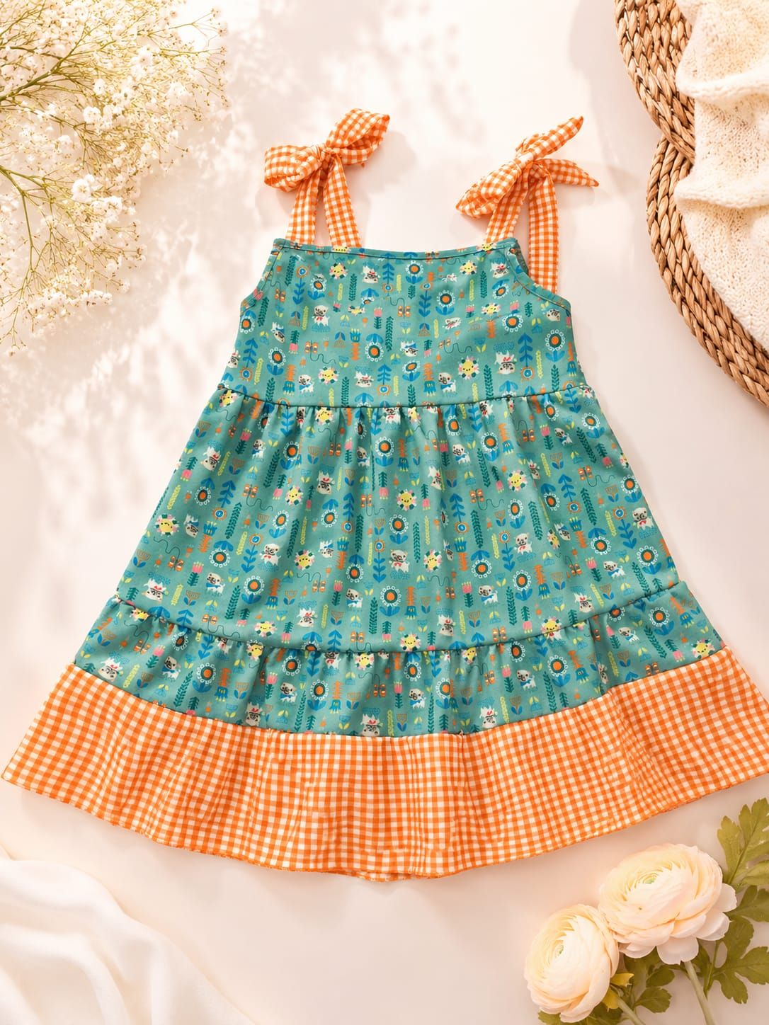 Vestido Infantil Pequeña Primavera